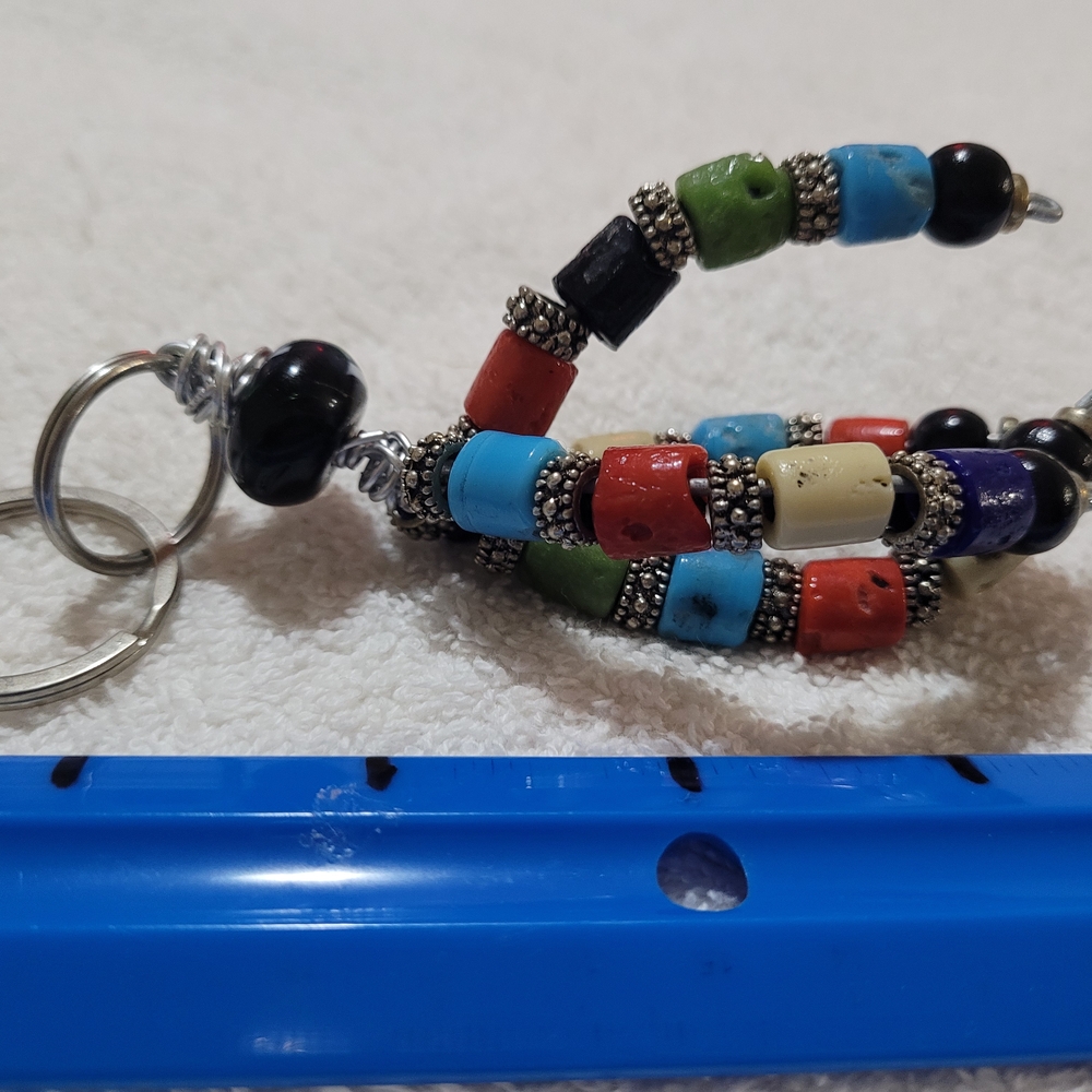 Colorful Beaded Keychain - Picture 7 of 15